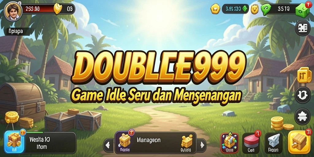 Tangkapan layar gameplay DOUBLE999 yang menunjukkan suasana seru dan interaksi pemain.