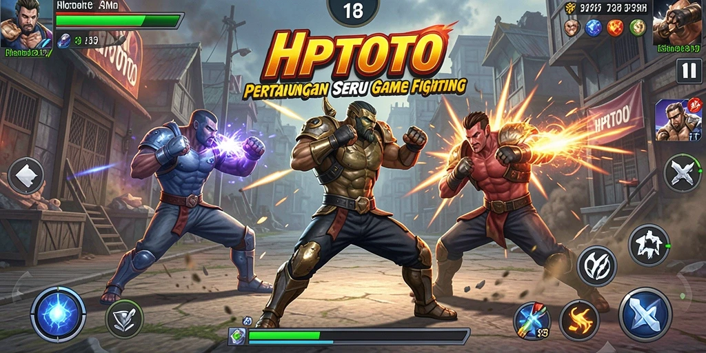 Tampilan seru dari gameplay HPTOTO dengan karakter yang beragam.