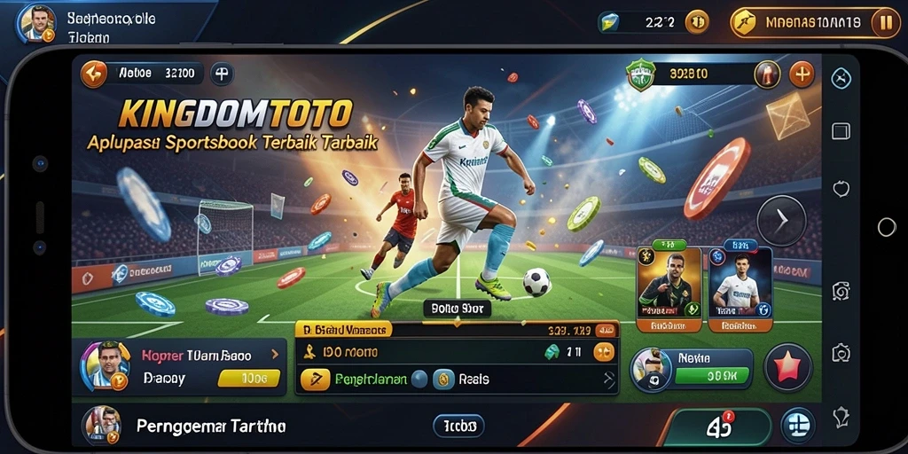 Tampilan gameplay menarik dari aplikasi Sportsbook KINGDOMTOTO.