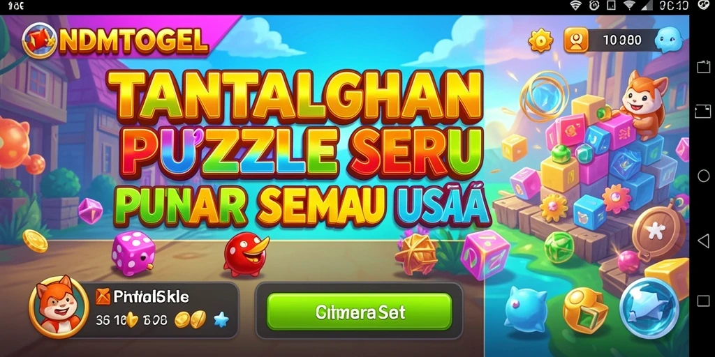 Tampilan menarik saat bermain NDMTOGEL dengan berbagai teka-teki.