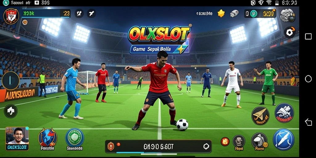 Tampilan gameplay OLXSLOT dengan grafis sepak bola yang menakjubkan.