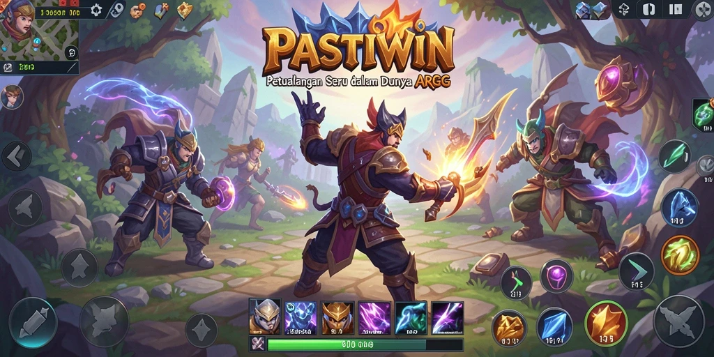 Gambaran gameplay ARPG yang seru dalam PASTIWIN.