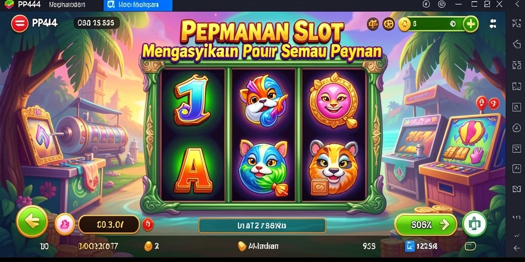 Tampilan gameplay Slot yang seru dan menarik di PP444.