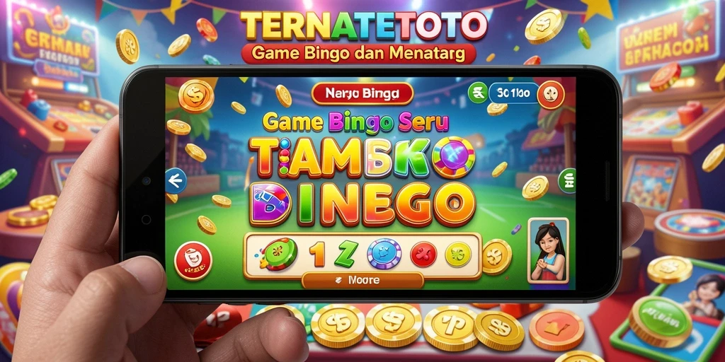 Screenshot gameplay TERNATETOTO menunjukkan momen seru permainan Bingo.
