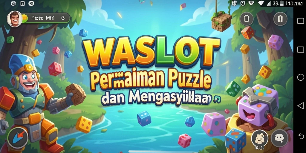 Tampilan gameplay menarik dari permainan Puzzle WASLOT.
