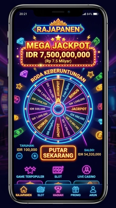 Tampilan utama aplikasi rajapanen yang sederhana dan menarik.